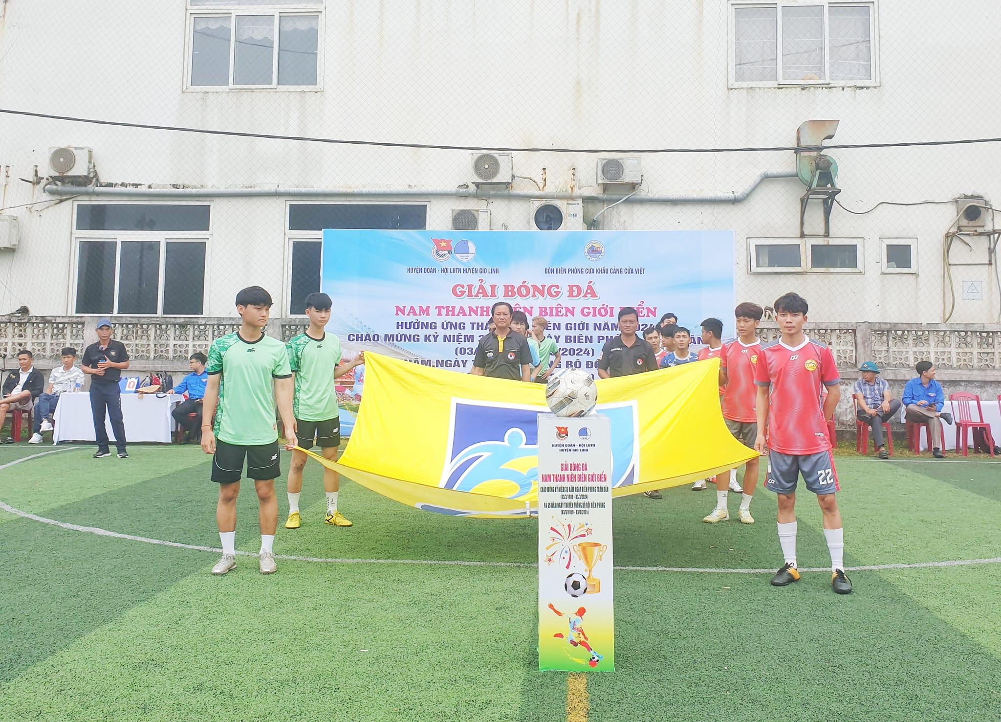 Huyện Gio Linh tổ chức Giải bóng đá nam thanh niên biên giới biển năm 2024